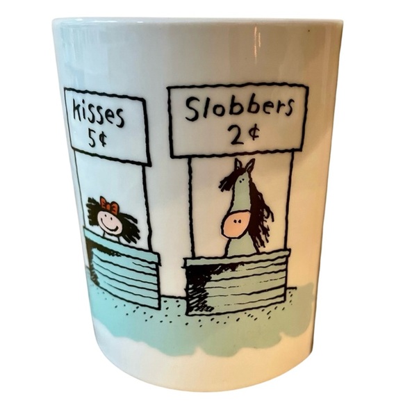 Vintage’98 Spinners Mug Heart Jared Lee Studio Kisses & Slobbers Valentine’s Day - Picture 3 of 7